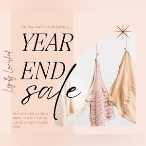 YEAR END SALE!
